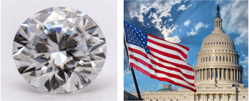 Jill Biden lab grown diamant Laetitia Ruchtie gemologist